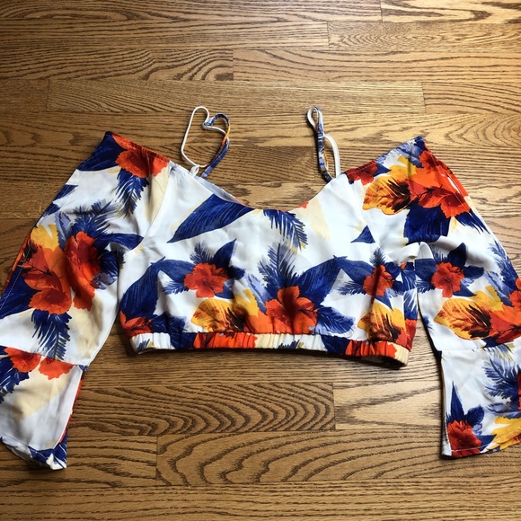 Like An Angel 2 Piece Set Tropical Print - Picture 3 of 16